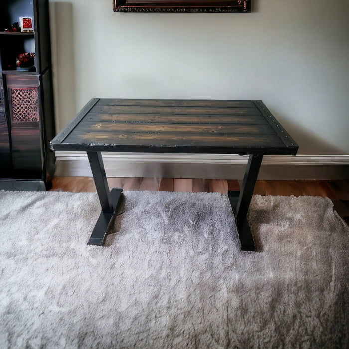 Gunstock Sit Stand Desk with Electric Stand