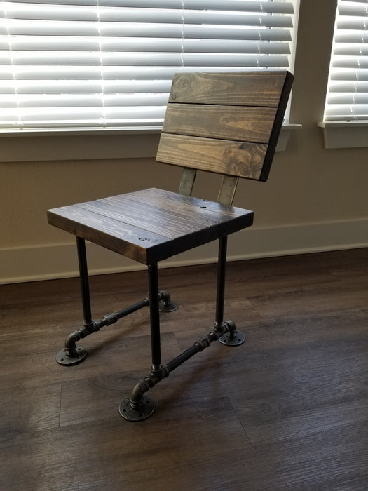 Industrial Chair / Stool with Pipe Legs any size or height