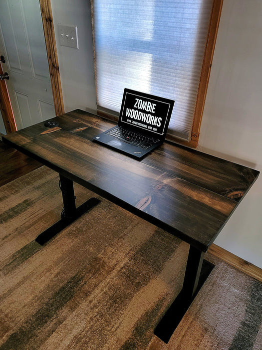 Sit Stand Desk with Electric Stand