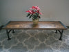 Reclaimed Distressed Custom Industrial DESK, Bench, Sofa Hallway Table with Iron Pipe legs