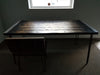 Tortured Reclaimed Distressed Industrial Wood Dining Table with hairpin legs