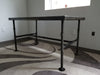 Reclaimed Distressed Dining Table with Pipe legs Pub Height Counter Height