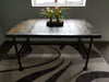 Reclaimed Distressed Dining Table with Pipe legs Pub Height Counter Height