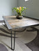 Reclaimed Distressed Custom built Industrial Coffee Table, Wood, raw steel trim and hairpin legs