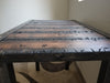 Stitches Reclaimed Distressed Coffee Table with Pipe legs, well built, Quality, Character, Customizable.