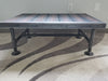 Stitches Reclaimed Distressed Coffee Table with Pipe legs, well built, Quality, Character, Customizable.