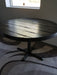 Tortured Reclaimed Distressed Round Dining Table, Pipe Legs, Hairpin Legs, Pedestal Base, or 2x2 Legs. Any Size or Height.