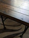 Reclaimed Distressed Wooden Dining Table with Pipe legs Pub Height Counter Height