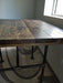 Reclaimed Distressed Wooden Dining Table with Pipe legs Pub Height Counter Height