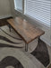 Custom Old Growth Style Coffee Table - 3 inch thick top Distressed with Hairpin legs