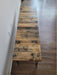 Wooden Thick and Chunky Bench Reclaimed Distressed Custom Heavy Duty hairpin legs, Lots of Character