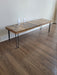 Wooden Thick and Chunky Bench Reclaimed Distressed Custom Heavy Duty hairpin legs, Lots of Character