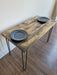 Killer Wood Dining Table Reclaimed Distressed Industrial with hairpin legs