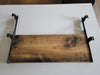 Large Keyboard Tray up to 4.25" of Space, made with Reclaimed Distressed Wood