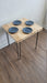 Natural Wood Reclaimed Distressed Dining Table with Hairpin Legs