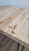 Natural Wood Reclaimed Distressed Dining Table with Hairpin Legs