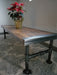 Reclaimed Distressed Custom Industrial DESK, Bench, Sofa Hallway Table with Iron Pipe legs