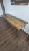 Alive Edge Reclaimed Distressed Dining Table with Hairpin Legs with Live Edges