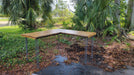 Any Size - 2.25" Custom L-Shaped Desk Reclaimed Distressed with Hairpin legs