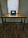 Rustic Industrial Desk with Heavy Duty Pipe Legs