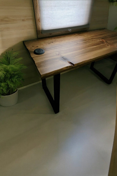 Rustic Industrial Desk with U shaped Legs