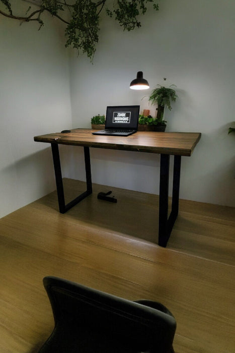 Rustic Industrial Desk with U shaped Legs