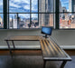 Any Size - Tortured Writing Desk L-Shaped Reclaimed Distressed Industrial Style with 2x2 legs free shipping