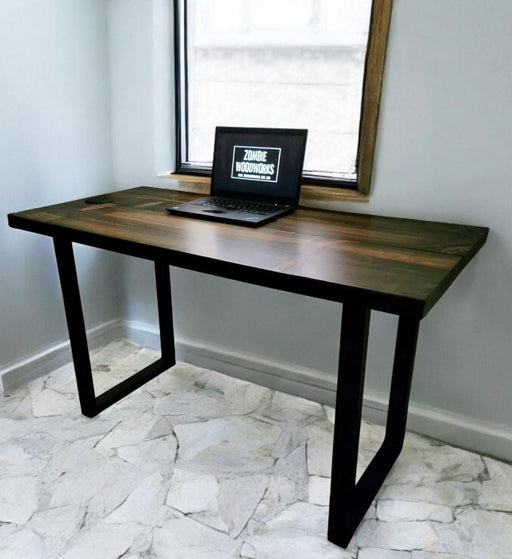 Rustic Industrial Desk with U shaped Legs