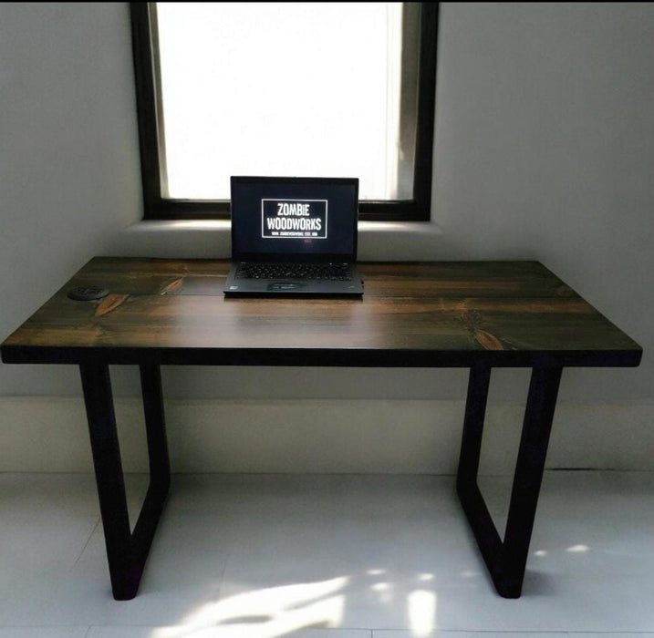 Rustic Industrial Desk with U shaped Legs