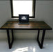 Rustic Industrial Desk with U shaped Legs