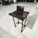 Unhinged Wood Desk Custom Sizes Reclaimed Distressed with Hairpin Legs