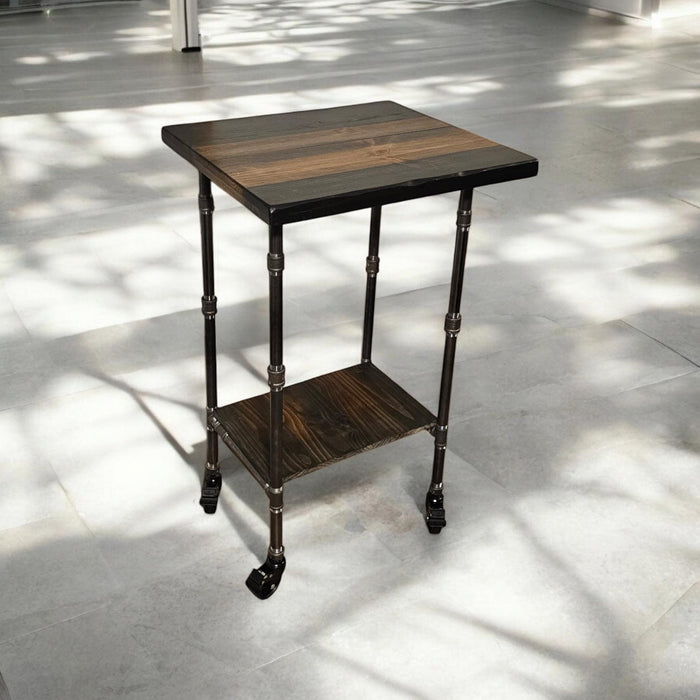 Unhinged Wood Desk Custom Sizes Reclaimed Distressed with Hairpin Legs