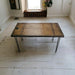 Unhinged Wood Desk Custom Sizes Reclaimed Distressed with Hairpin Legs