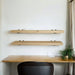 Natural Light Wood Single Shelf - Everything Included to Mount to Drywall or Wood