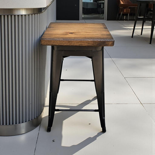 Stools /Dining Seats Comfortable Industrial Design made with Reclaimed Distressed Wood Counter or Bar Height