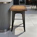 Stools /Dining Seats Comfortable Industrial Design made with Reclaimed Distressed Wood Counter or Bar Height
