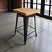 Stools /Dining Seats Comfortable Industrial Design made with Reclaimed Distressed Wood Counter or Bar Height