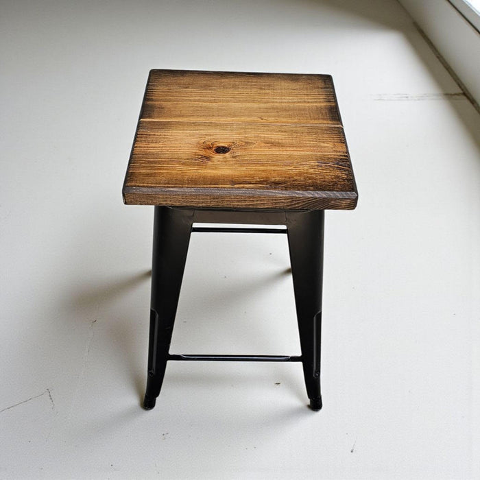 Stools /Dining Seats Comfortable Industrial Design made with Reclaimed Distressed Wood Counter or Bar Height