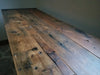 Clearance Sale! Reclaimed Distressed Sofa table made with Hairpin legs made. Lots of Character.