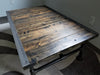 Clearance Sale! Reclaimed Distressed Coffee Table with Pipe legs, well built, Quality, Character, Customizable.