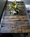 Clearance Sale! Restaurant Dining Table TOP ONLY Reclaimed Distressed Wood seats two four six eight person