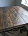Clearance Sale! Reclaimed Distressed Wooden Standing Desk with Pipe legs, Any Height, Custom Made.