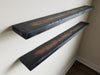Clearance Sale! Set of 2 Shelves made with Tortured Reclaimed Distressed wood, hardware not included