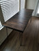 Clearance Sale! Thick Solid Wood Espresso Reclaimed Distressed Dining Table with Hairpin legs