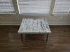 Clearance Sale! White Reclaimed Distressed Wooden Coffee Table with hairpin legs