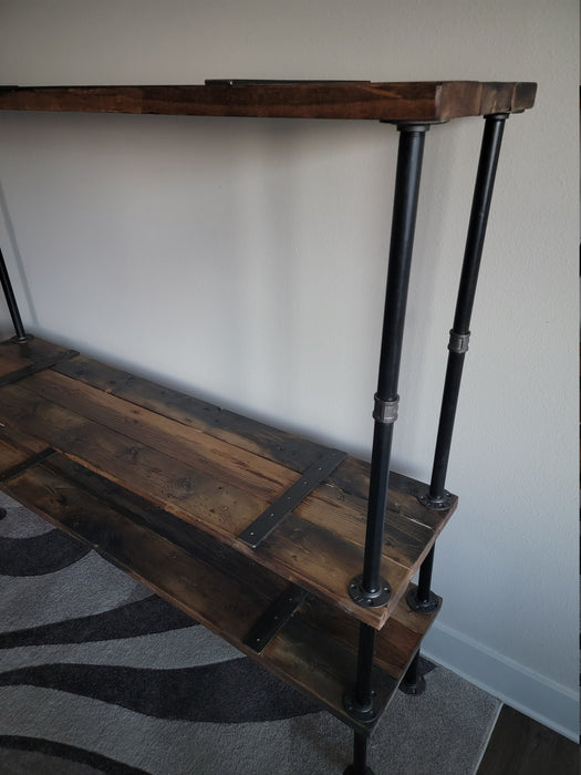 Clearance Sale! Entertainment Center made with Reclaimed Distressed Wood