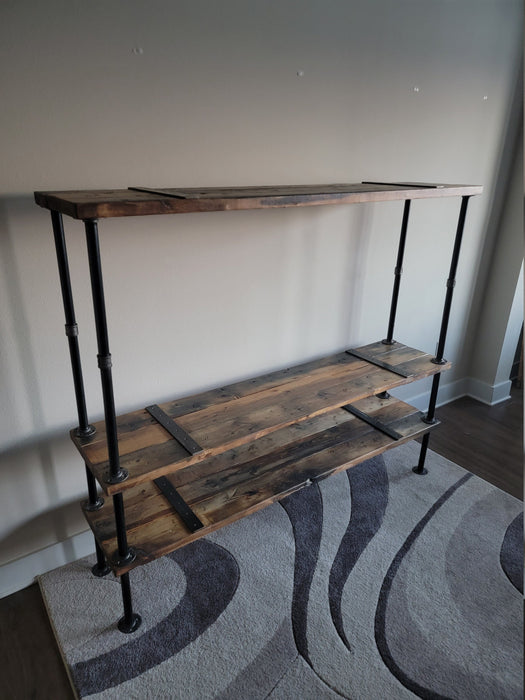 Clearance Sale! Shelving Unit made with Reclaimed Distressed Wood