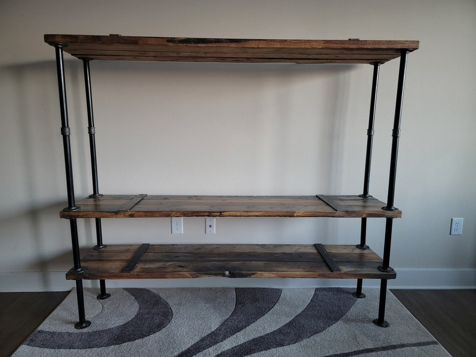 Clearance Sale! Shelving Unit made with Reclaimed Distressed Wood