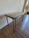 Clearance Sale! Killer Wood Desk Reclaimed Distressed Industrial Desk with Rebar Hairpin Legs