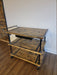Clearance Sale! Industrial Kitchen Island with Casters, Drawer and Handle